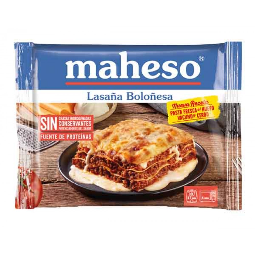 MAHESO Lasanha à Bolonhesa 300Grs Cx. 15