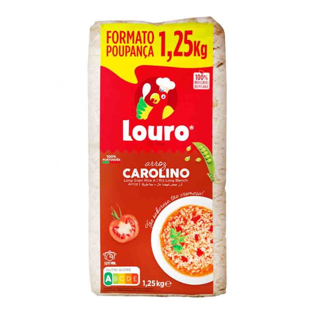 LOURO Arroz Carolino 1,25Kg Emb. 12