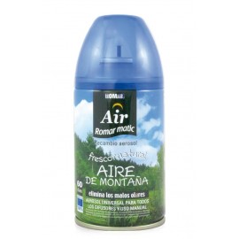 ROMAR Recarga Spray Ambientador Automático Montanha 250ml Cx. 6