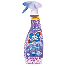 NEOBLANC Spray Mousse Lixívia+Desengordurante Harmonias Florais 700 ml Cx. 10