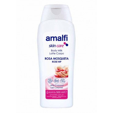 AMALFI Leite Corporal de Rosa Mosqueta 500ml Cx. 15