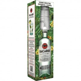 BACARDI Rum Carta Blanca  Oferta Copo 700 Ml Cx. 6