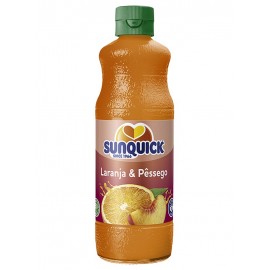 SUNQUICK Laranja e Pêssego Bebida Concentrada 700ml Cx. 6