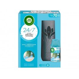 AIR WICK Ambientador Spray Automático Oasis Turquesa 250Ml Cx. 4