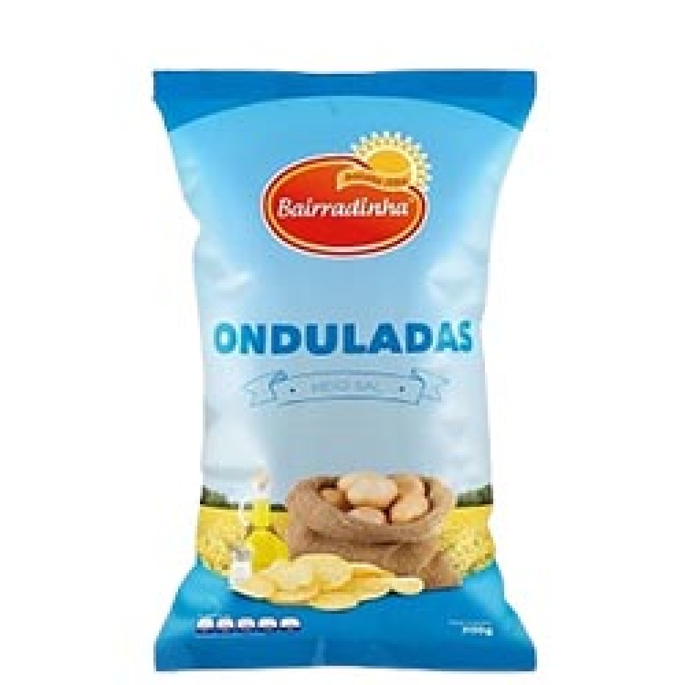 BAIRRADINHA Batata Frita Ondulada 180Grs Cx.20