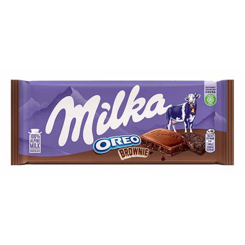 MILKA Chocolate Oreo Brownie 100Grs Cx. 22