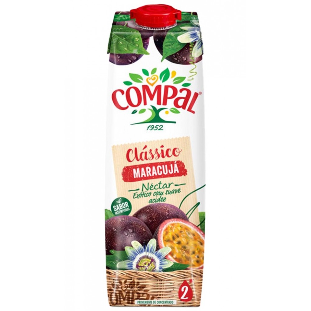 COMPAL Clássico Néctar Maracujá 1L Cx. 12