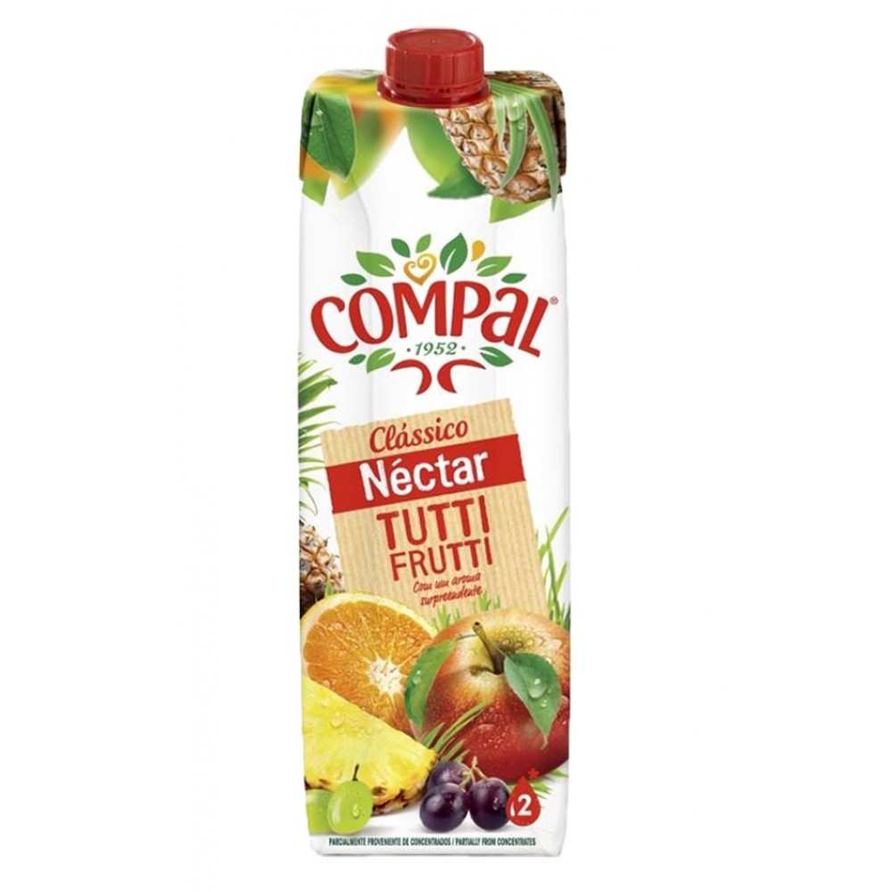 COMPAL Clássico Néctar Tutti Frutti 1L Cx. 12