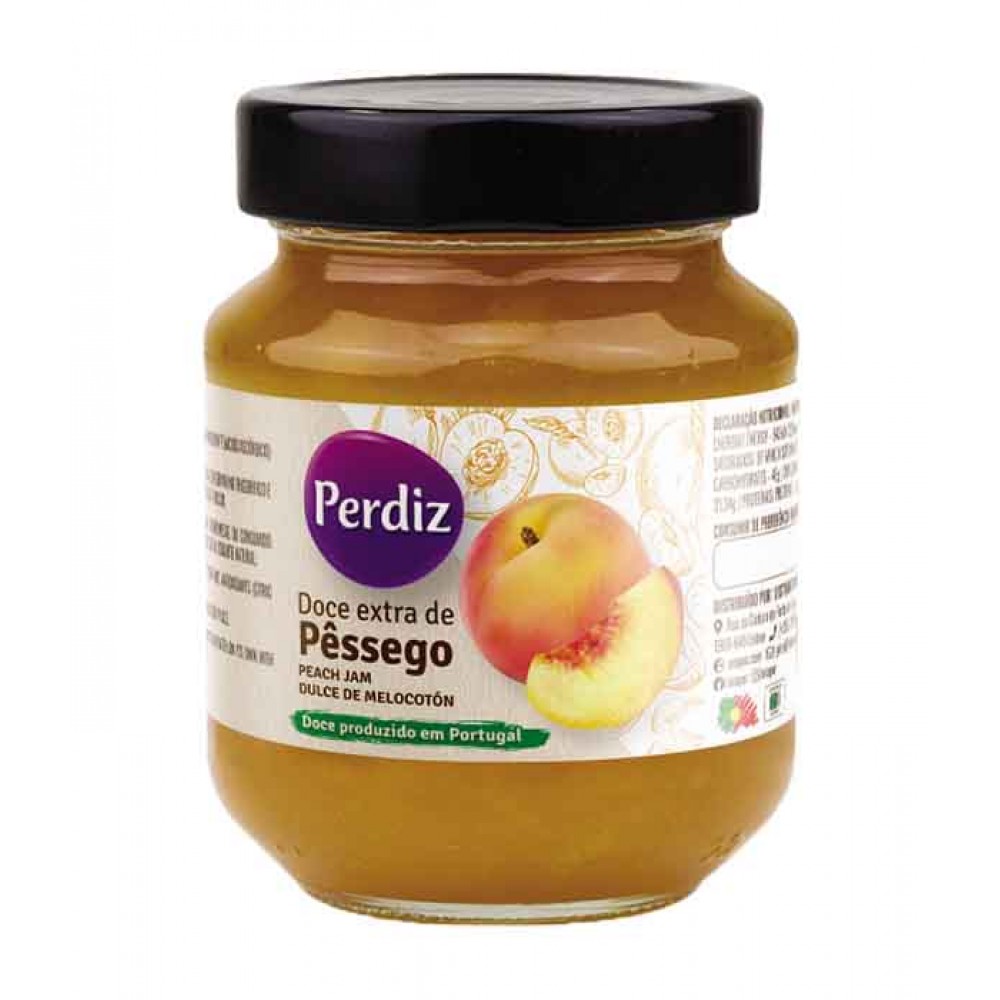 PERDIZ Doce Extra de Pêssego  340 Grs Cx. 6
