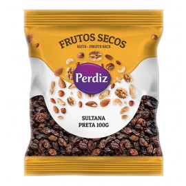 PERDIZ Sultana Preta 100Grs Cx. 10