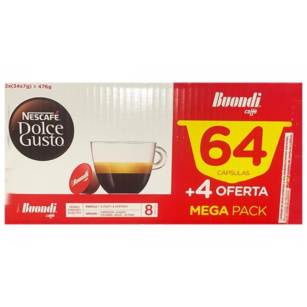 DOLCE GUSTO Buondi 64Caps Pack 2