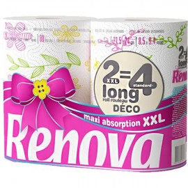 RENOVA Papel de Cozinha XXL Spring Collect  2R=4R Saco 12