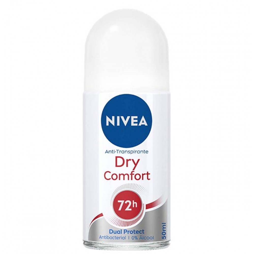 NIVEA Deo Roll On Dry Comfort 50ml Cx. 6