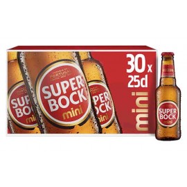 SUPER BOCK Cerveja Mini 25cl Cx. 30