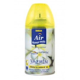 ROMAR Recarga Spray Ambientador Automático Jasmin 250ml Cx. 6