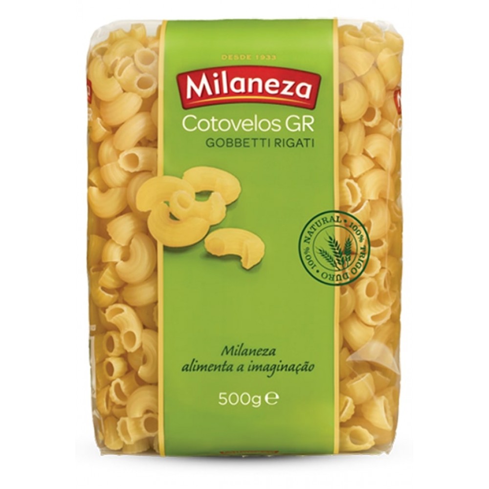 MILANEZA Massa Cotovelos GR 500Gr Cx.15 MILANEZA Massa Cotovelos GR 500Gr Cx.15