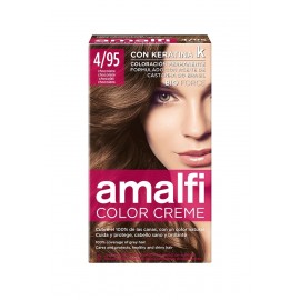 AMALFI Color Creme 4/95 Chocolate Pack 3 Cx. 12
