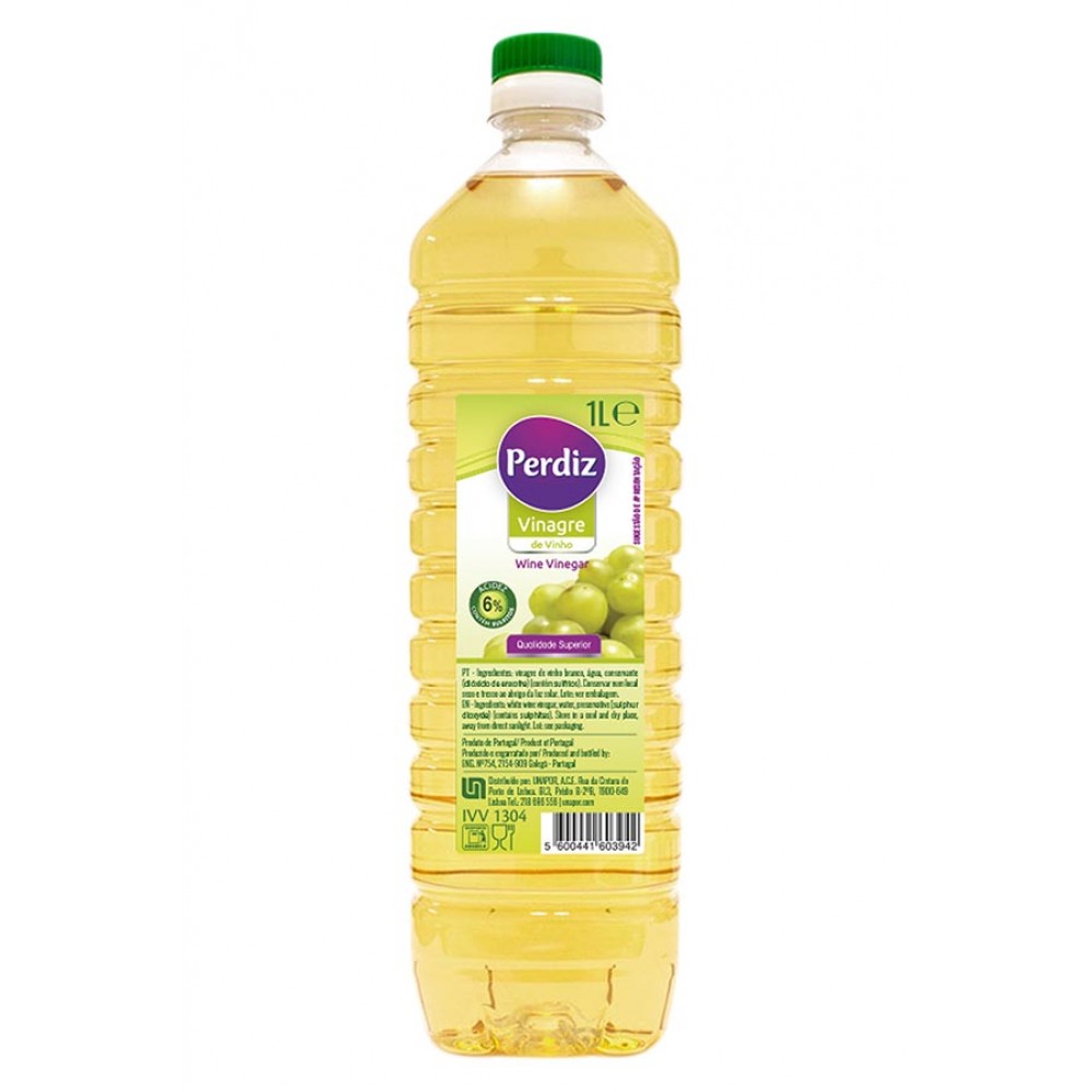 PERDIZ Vinagre de Vinho Branco 1L Cx. 12