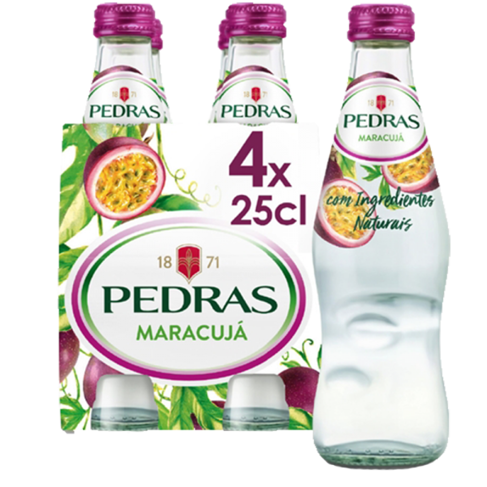PEDRAS Maracujá 25Cl Emb 4 Cx. 6