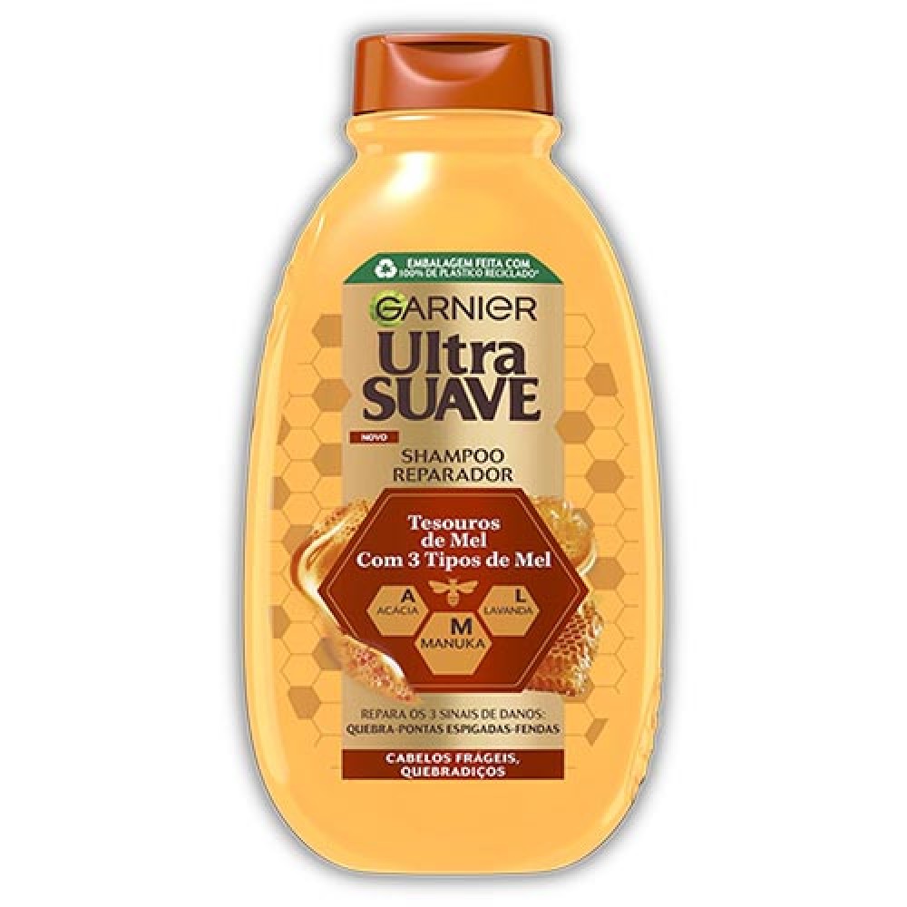 GARNIER Ultra Suave Champô Reparador Tesouros de Mel 250ml Cx. 6