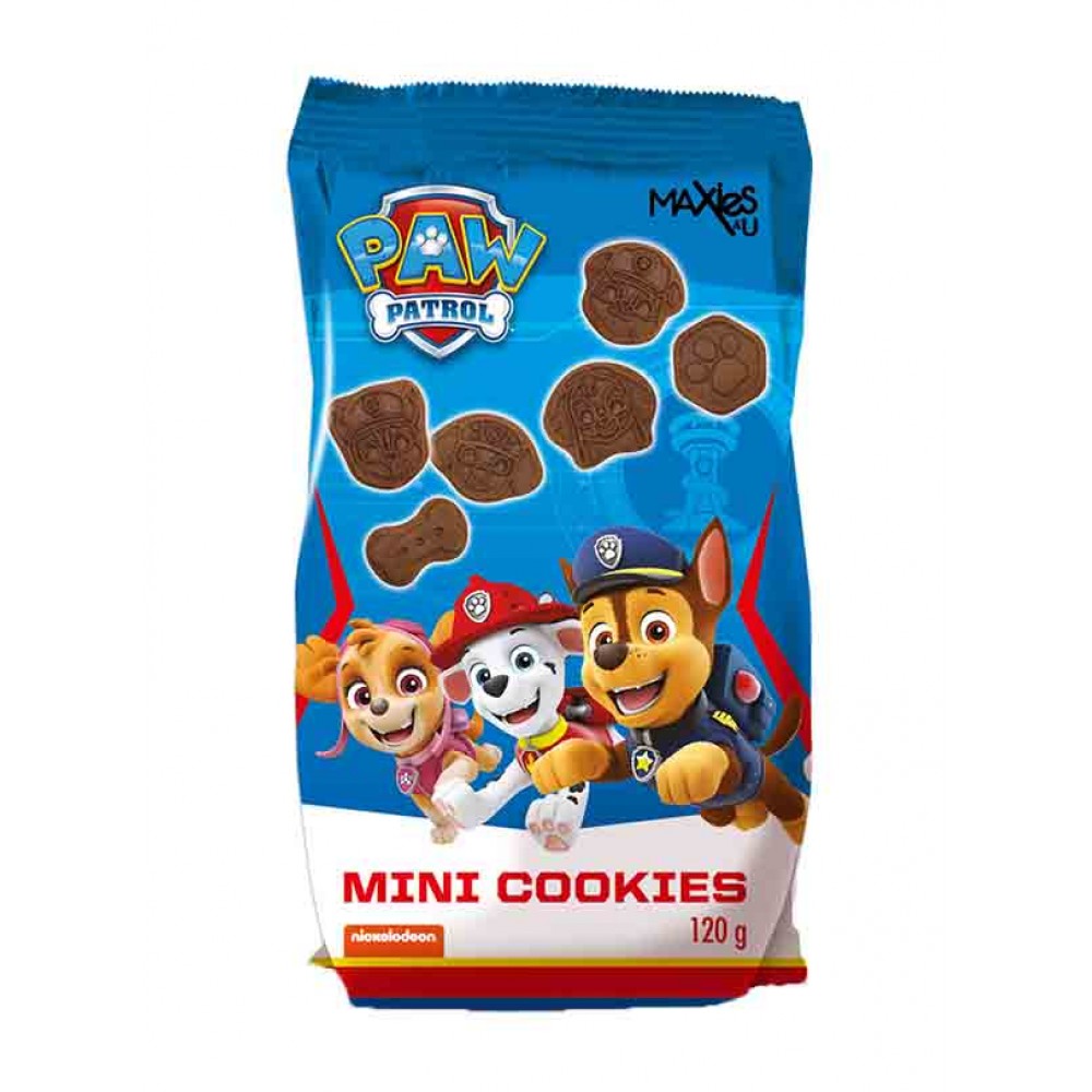 MAXIES Patrulha Pata Mini Cookies 100 Grs Cx. 12