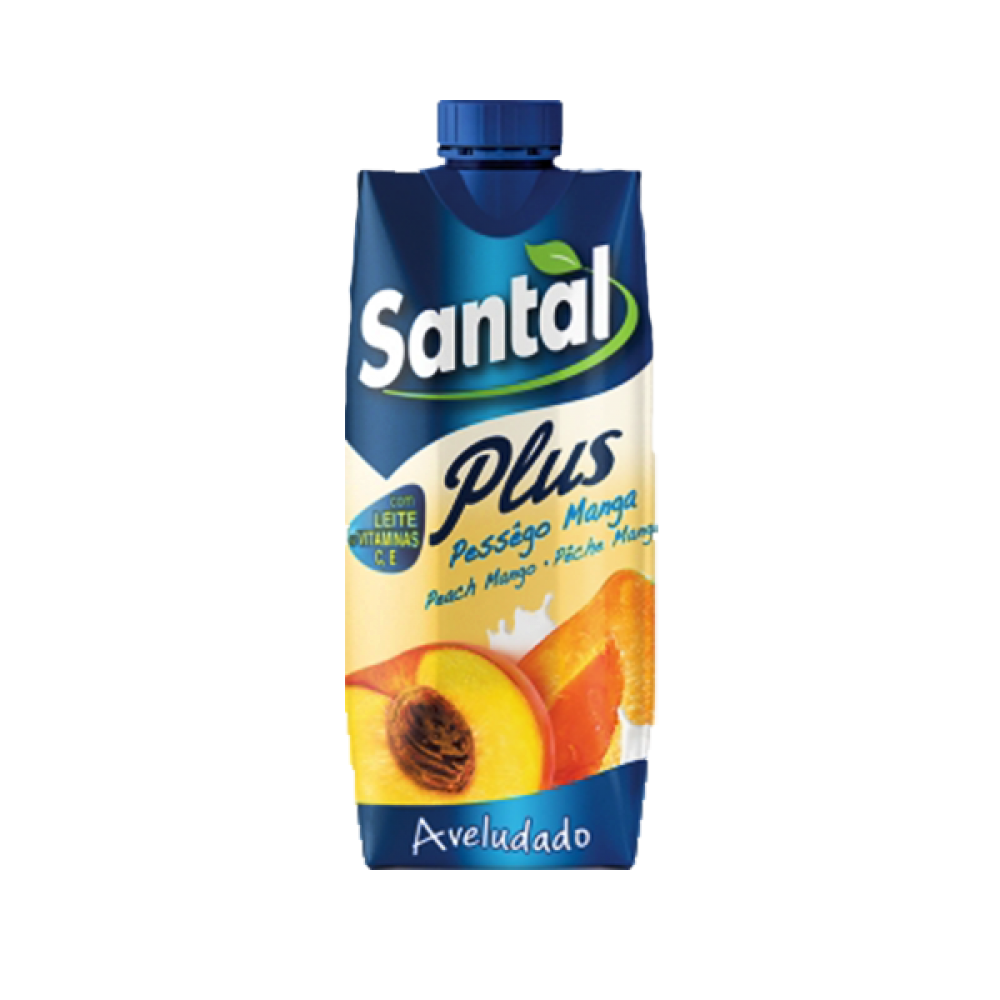SANTAL Pêssego e  Manga 330Ml Cx 18