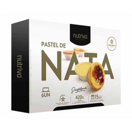 NUTRIVA Pastel de Nata Crú Pack 6 Uni 420 Grs Cx. 15 Pack