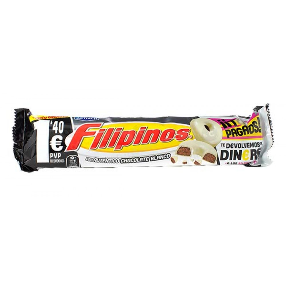 ARTIACH Filipinos de Chocolate Branco 128Grs Cx. 12