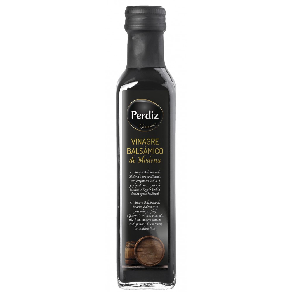 PERDIZ Gourmet Vinagre Balsâmico de Modena 250Ml Cx. 6