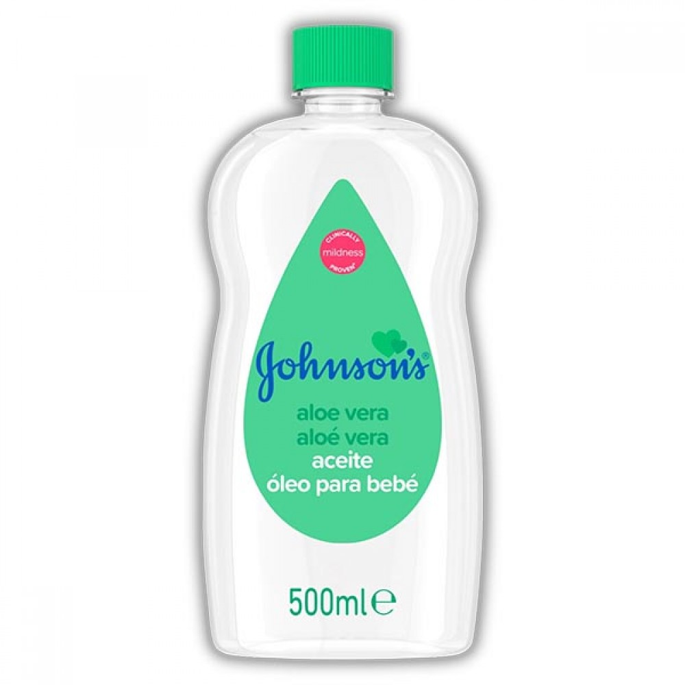JOHNSON'S Óleo Bébé Aloe Vera 500ml Cx.6