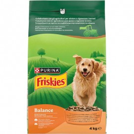 FRISKIES Cao Balance Carne Vaca, Frango e Legumes  Sac. 4x 4kg