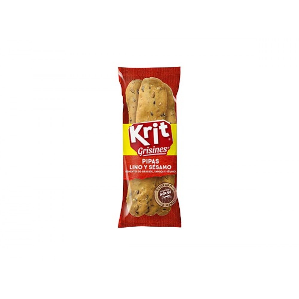 KRIT Grisines Sementes de Girassol, Linhaça e Sésamo 70grs Cx. 12