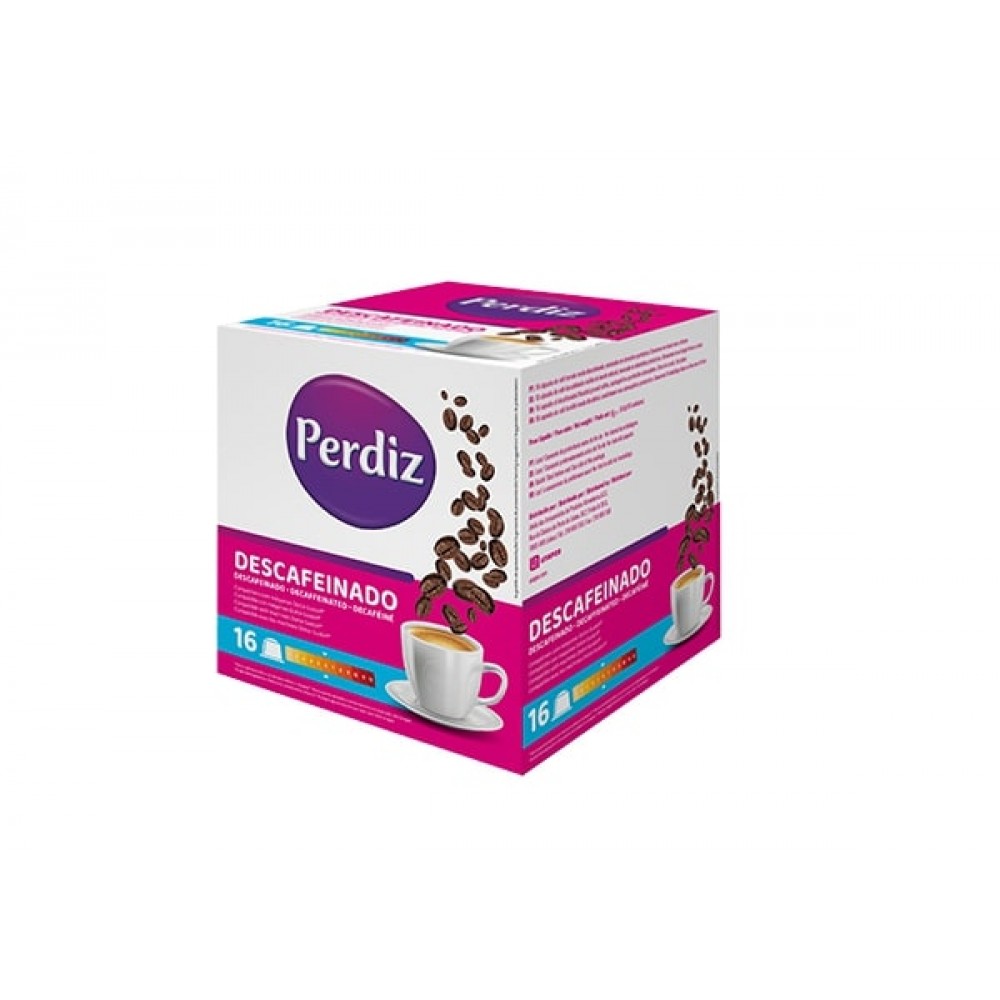 PERDIZ Cápsulas Café Comp. Dolce Gusto Descafeinado 16un Cx. 6