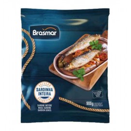 BRASMAR Sardinha Inteira Ultracongelada 900 Grs Cx. 6