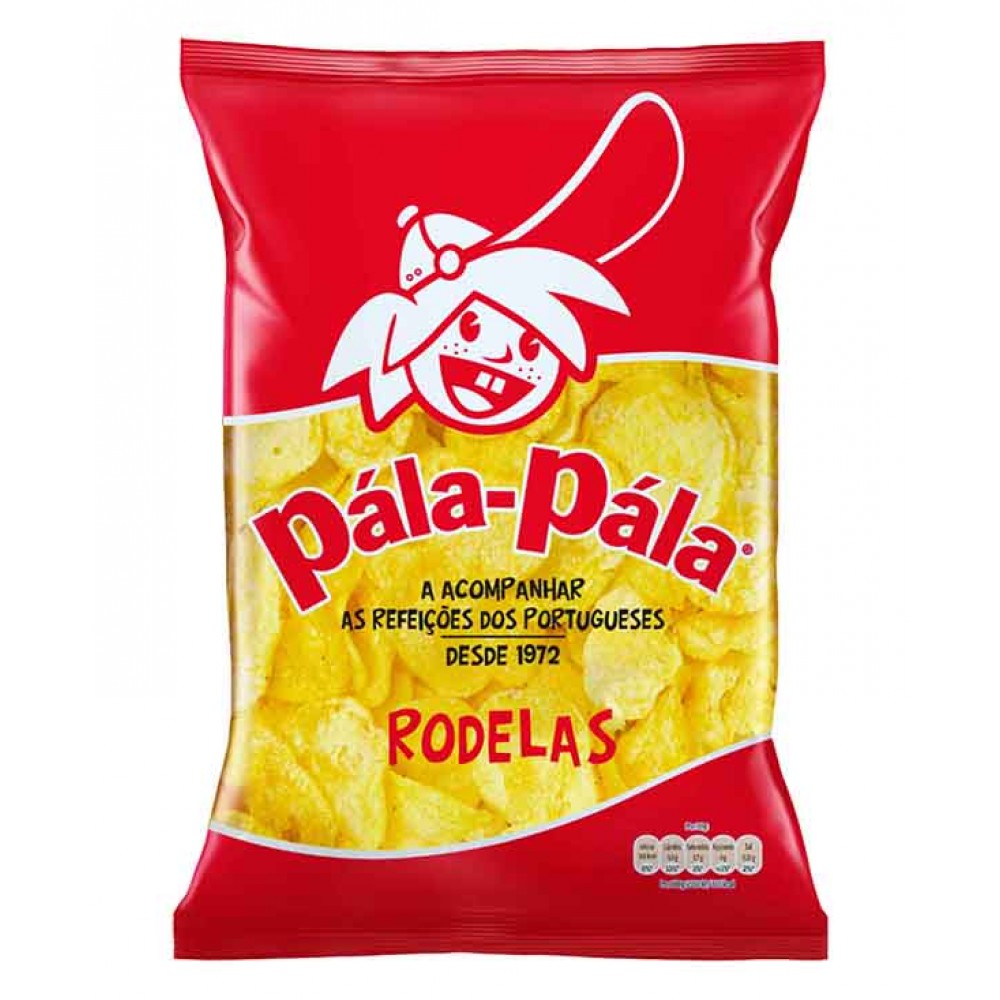 PÁLA-PÁLA Batata Frita Rodelas 140grs Cx. 9
