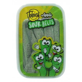 TOBIES Gomas Cintos Sour Maçã 200 Grs Cx. 24