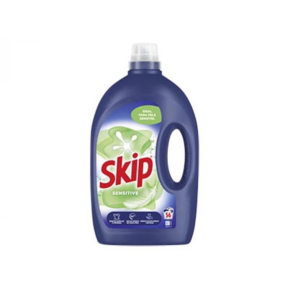 SKIP Detergente Liquido Sensitive 56D 2.52L Cx. 4