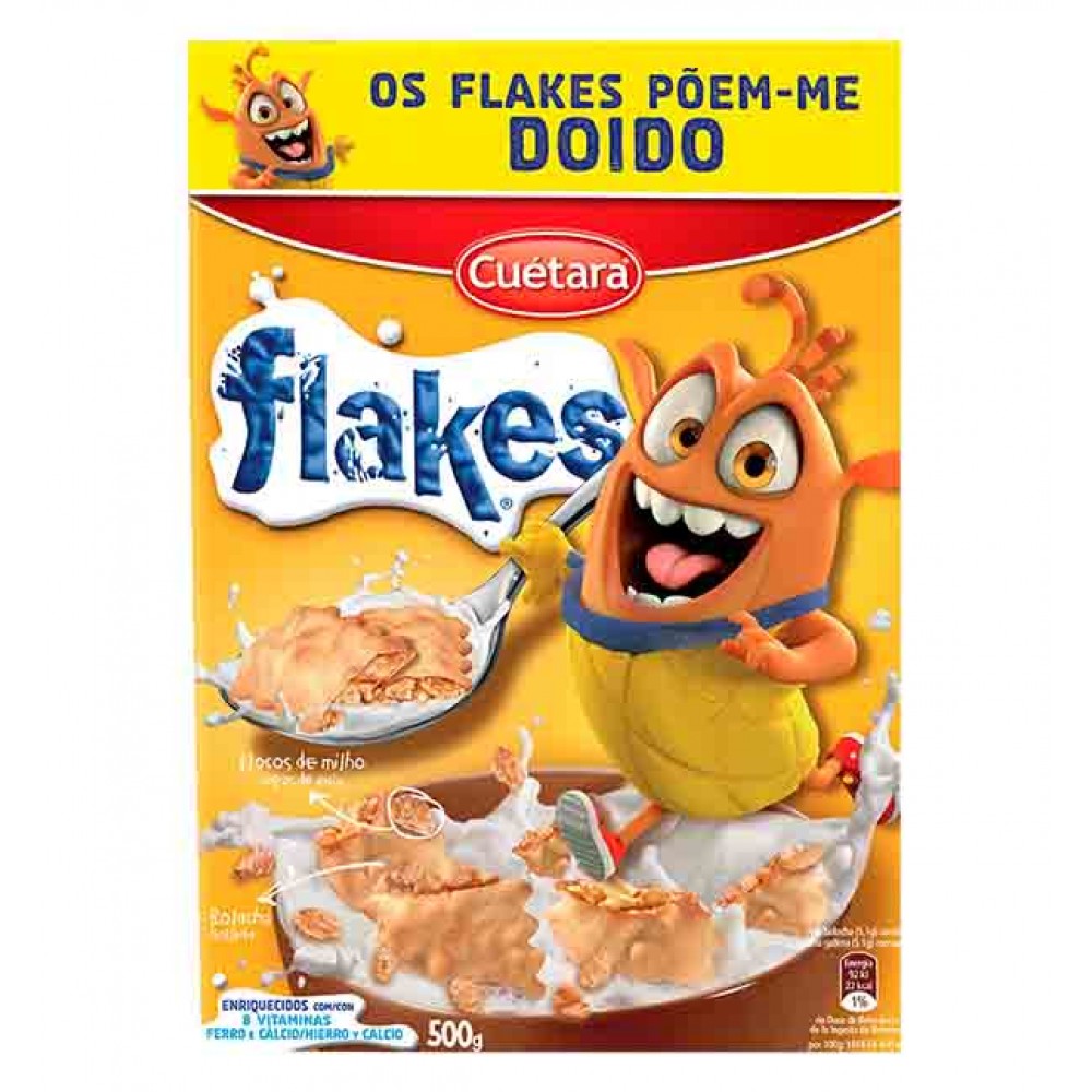 CUÉTARA Flakes Cereais 500 Grs Cx. 8