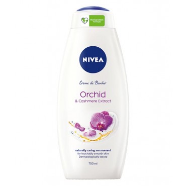 NIVEA Gel de Banho Orchid & Cashmere 750ml Cx. 12