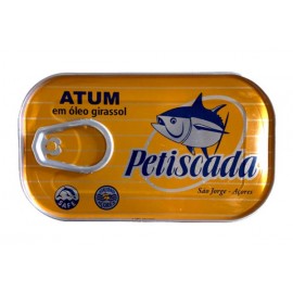 PETISCADA Atúm em Óleo de Girassol 120 Grs Cx. 50