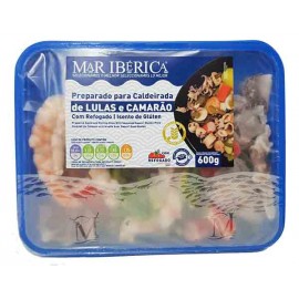 MAR IBERICA Preparado P/Caldeirada de Lulas e Camarão S/Glúten 600Grs Cx. 6