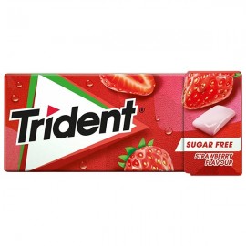 TRIDENT Chiclas Morango 14Grs Pack. 24