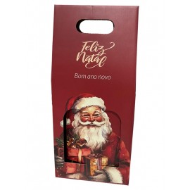 Caixa Presente Para 2 Garrafas 9x18x40 Pack 12 Cx. 144 (12 Packs)