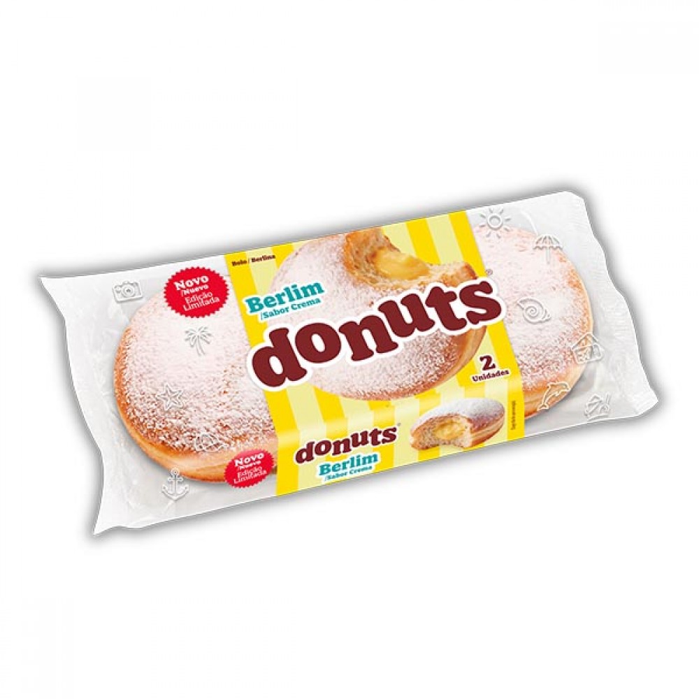 DONUTS Bola de Berlim Pack 2 142grs