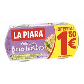 LA PIARA Paté de Porco C/Ervas Finas 2 x 75 Grs Cx. 12