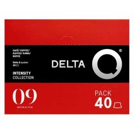 DELTA Q 9 Qharacter Cápsulas Café Pack 40 Cx. 10