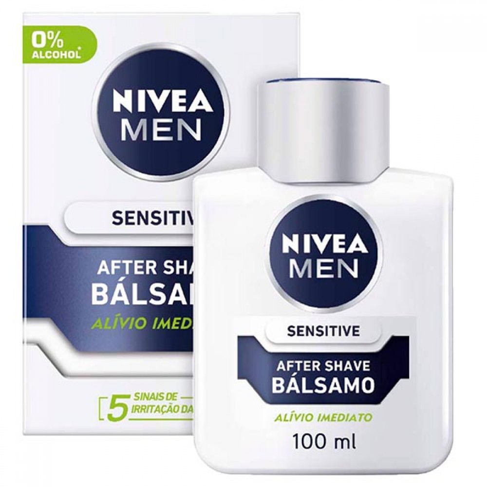 NIVEA After Shave Bálsamo Sensitive 100ml Pack 6 Cx. 12