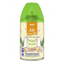 ROMAR Recarga Spray Ambientador Automático Llama 250ml Cx. 6