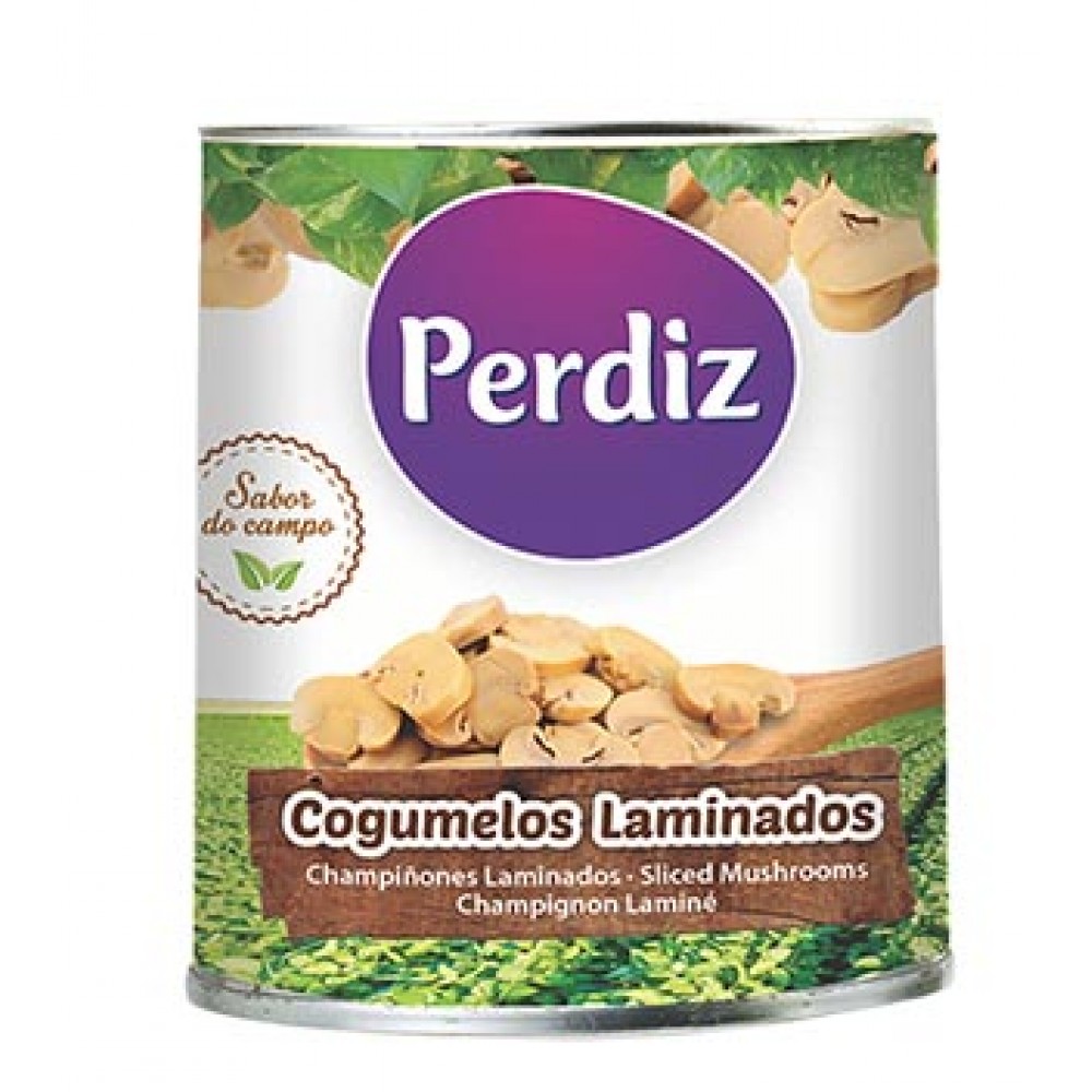 PERDIZ Cogumelos Laminados 185Grs Cx.24