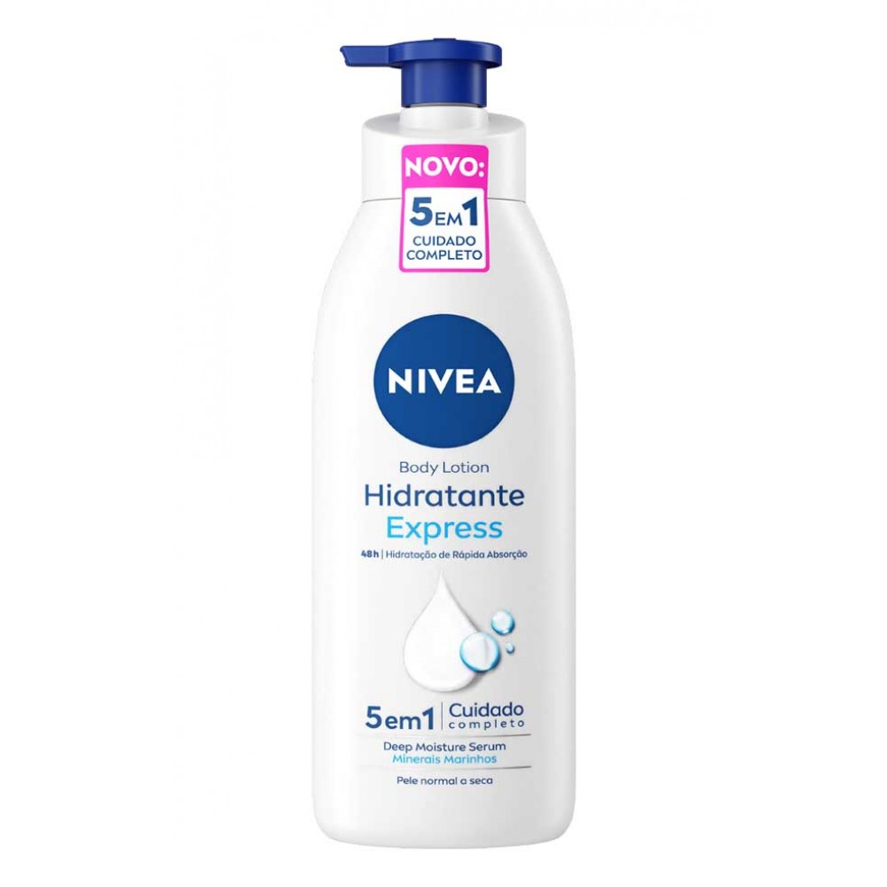 NIVEA Body Lotion Hidratante Express 400 Ml Pack 6 Cx. 2 Pack (12 Uni)